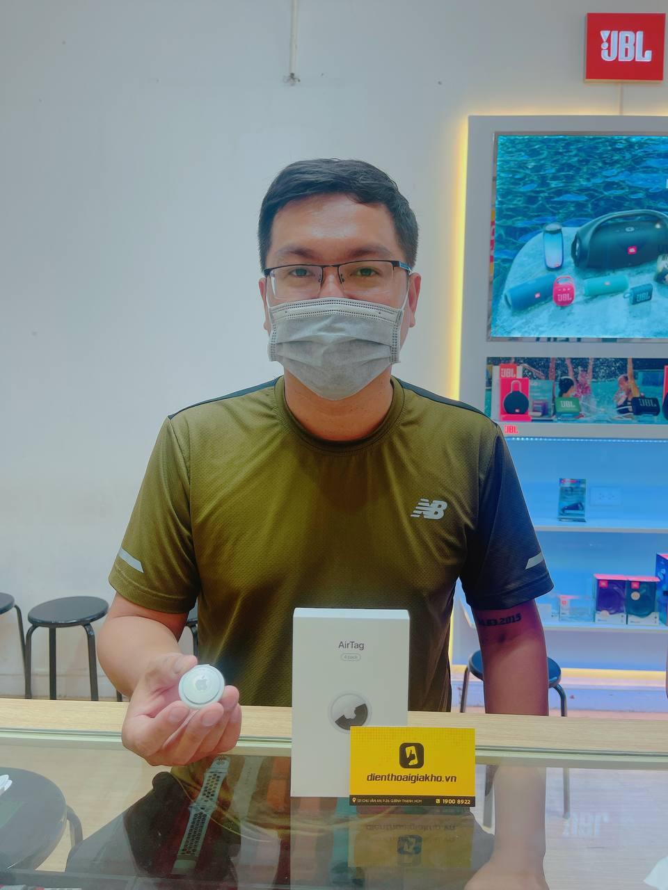 Thiết bị định vị thông minh Apple  AirTag - 1 Pack Chính Hãng VN/A