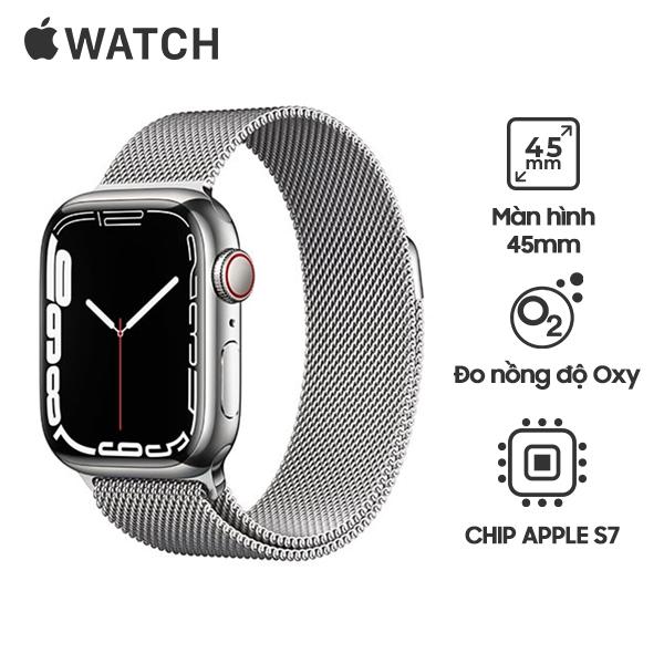Apple Watch Series 7 45mm Viền Thép Cũ 99%