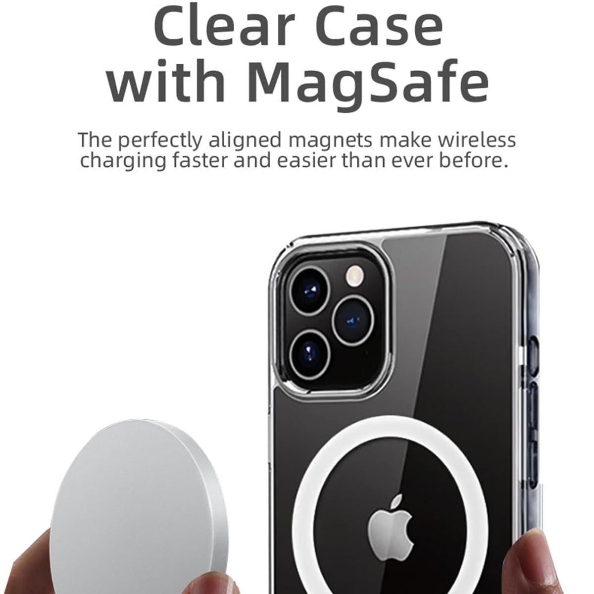 Ốp lưng Trong Suốt Mipow Magsafe Tempered Glass cho iPhone 15 Series