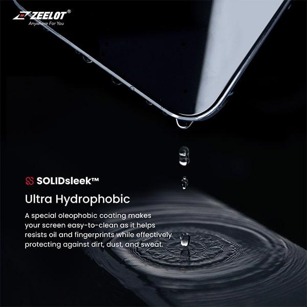 Miếng Dán Cường Lực Chống Tia Xanh Solidsleek Zeelot cho iPhone 13 | 14 Series