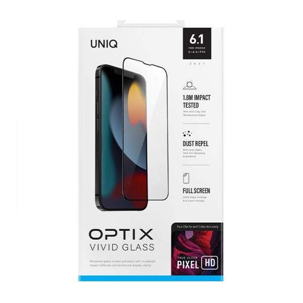 Miếng Dán Cường Lực UNIQ OPTIX Vivid Clear cho iPhone 14 Series