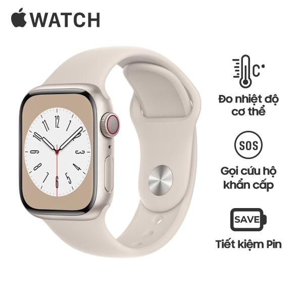 Apple Watch Series 8 45mm Viền Nhôm Cũ 98%