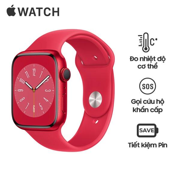 Apple Watch Series 8 41mm GPS Viền Nhôm Cũ 98%
