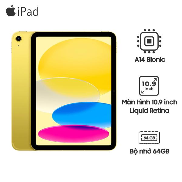iPad Gen 10 10.9 inch Wifi 64GB Likenew - Fullbox