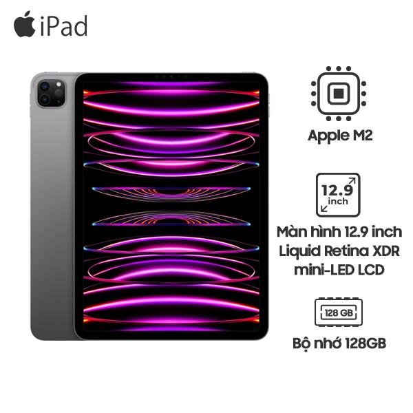 iPad Pro M2 12.9 inch 2022 Wifi 128GB Likenew - Fullbox