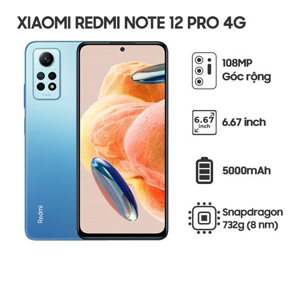 Xiaomi Redmi Note 12 Pro 4G 8GB/256GB Chính Hãng