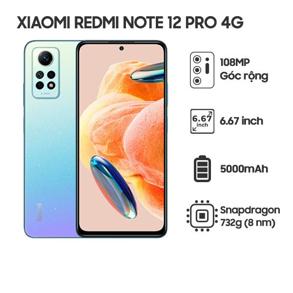 Xiaomi Redmi Note 12 Pro 4G 8GB/256GB Chính Hãng