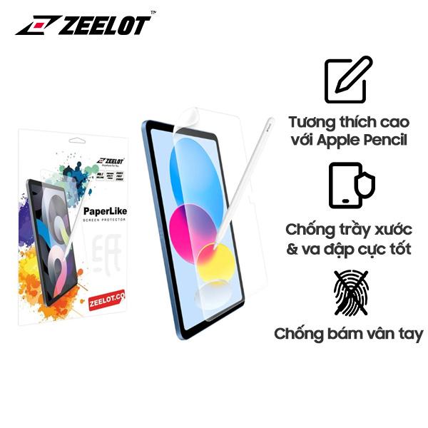 Dán màn hình Zeelot Paperlike cho iPad - Chính Hãng