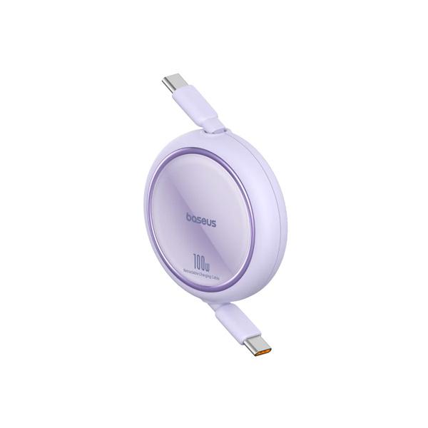 Cáp Sạc Nhanh BASEUS Free2Draw Mini Retractable C To C 100W 1M