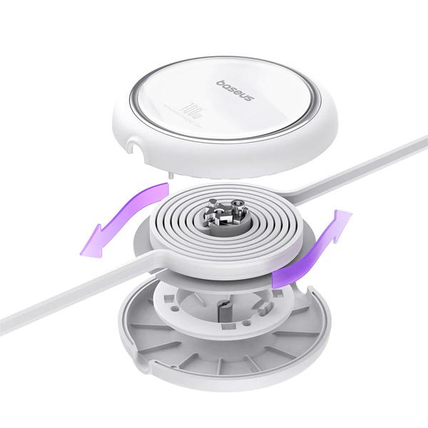 Cáp Sạc Nhanh BASEUS Free2Draw Mini Retractable C To C 100W 1M
