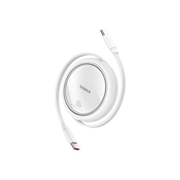 Cáp Sạc Nhanh BASEUS Free2Draw Mini Retractable C To C 100W 1M