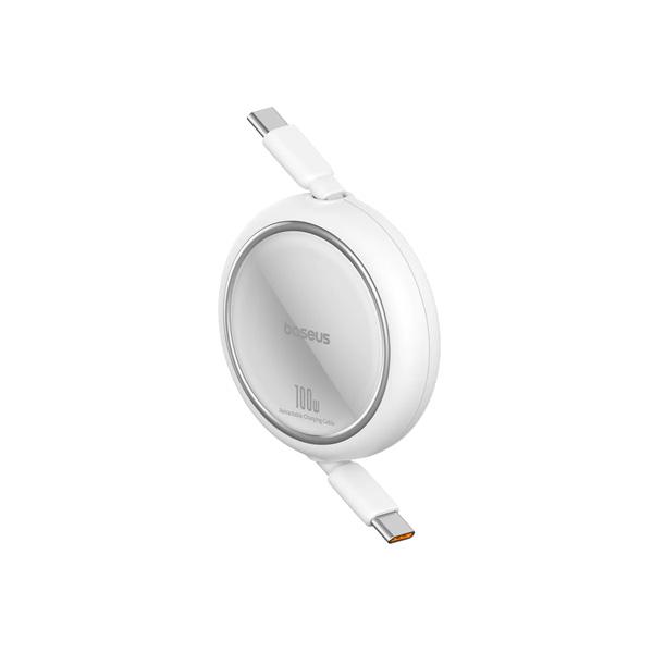 Cáp Sạc Nhanh BASEUS Free2Draw Mini Retractable C To C 100W 1M