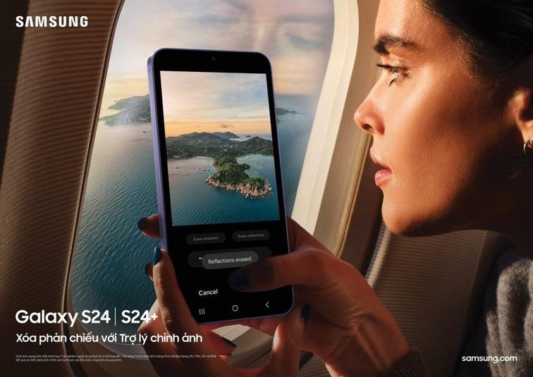 Galaxy s24 plus chỉnh ảnh th&ocirc;ng minh