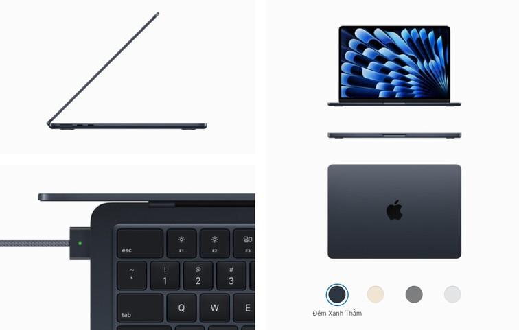MacBook Air M3 13 Inch 8 CPU 8 GPU (16GB/256GB) | Chính Hãng Apple Việt Nam