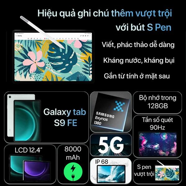 Samsung Galaxy Tab S9 FE Plus Wifi 8GB/128GB Chính Hãng - BHĐT