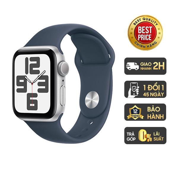 Apple Watch SE 2024 44mm GPS Viền Nhôm Dây Cao Su Chính Hãng VN/A