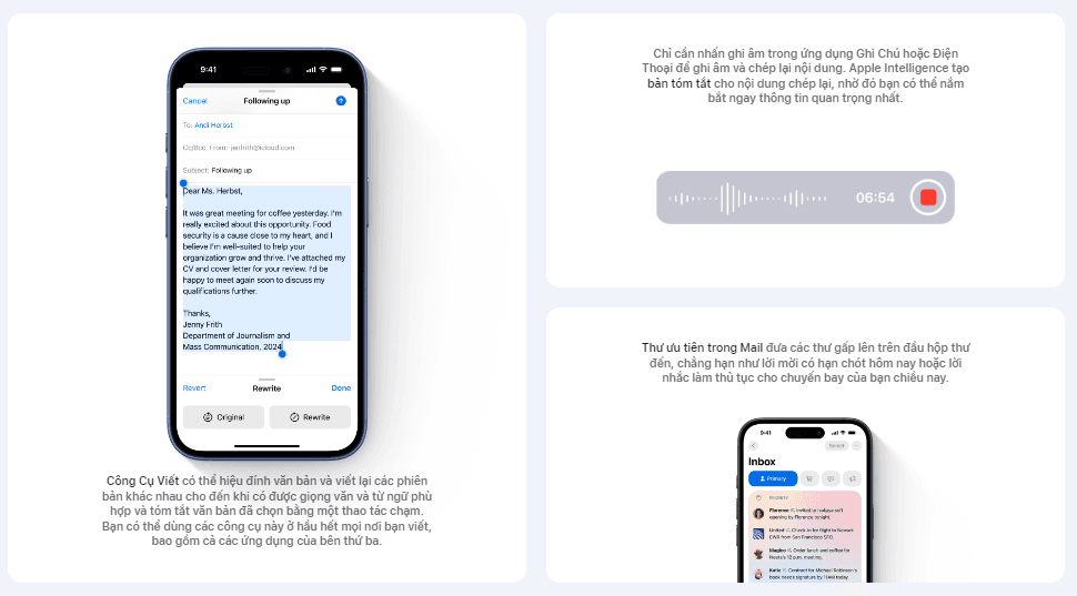 c&ocirc;ng cụ viết tr&ecirc;n iphone 16