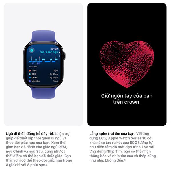 Apple Watch Series 10 46mm GPS Viền Nhôm Dây Vải Likenew - Fullbox