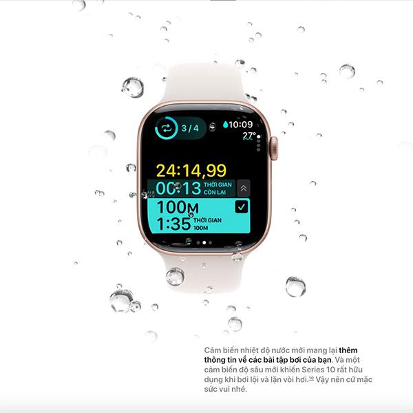Apple Watch Series 10 46mm GPS Viền Nhôm Dây Vải Likenew - Fullbox