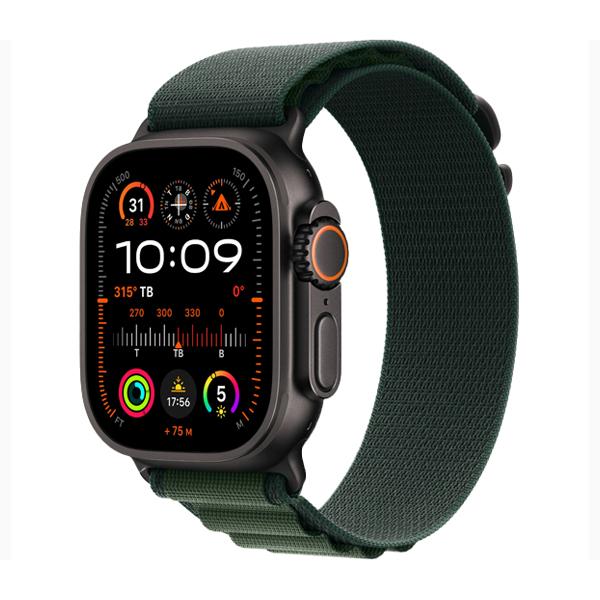 Apple Watch Ultra 2 49mm GPS + Cellular Viền Titanium Đen Dây Alpine Chính Hãng VN/A