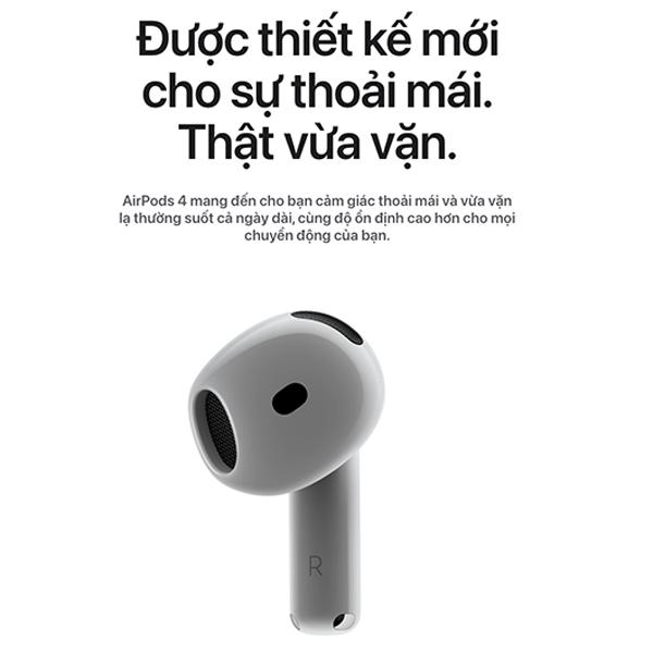 Tai nghe Apple AirPods 4 Chính Hãng VN/A