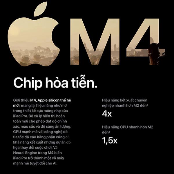 iPad Pro M4 11 inch 2024 Wifi 5G 256GB Likenew - Fullbox