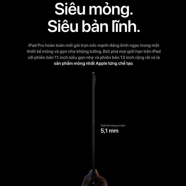iPad Pro M4 11 inch 2024 Wifi 5G 256GB Likenew - Fullbox
