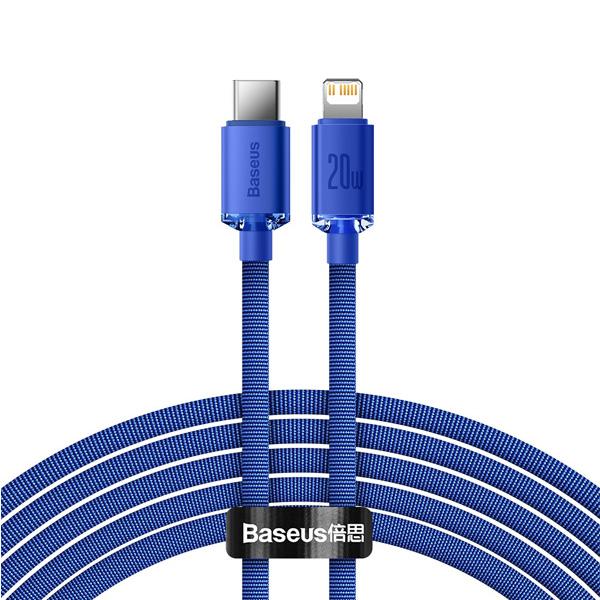 Cáp Sạc BASEUS Crystal Shine USB-C to Lightning 1.2M 20W