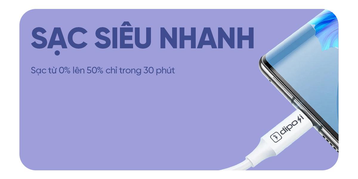 Cáp Sạc Nhanh Diposi C to C Thunder Cable 60W Chính Hãng