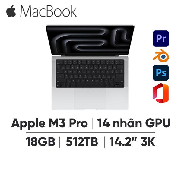MacBook Pro M3 Pro 14 Inch (18GB/512GB) | Chính Hãng Apple Việt Nam