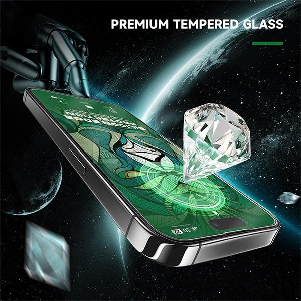 Cường Lực iPhone LITO Viền Silicone Chống Va Đập Và Trầy Xước Màn Hình, Độ Bền Vượt Trội