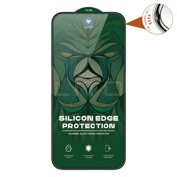 Cường Lực iPhone LITO Viền Silicone Chống Va Đập Và Trầy Xước Màn Hình, Độ Bền Vượt Trội