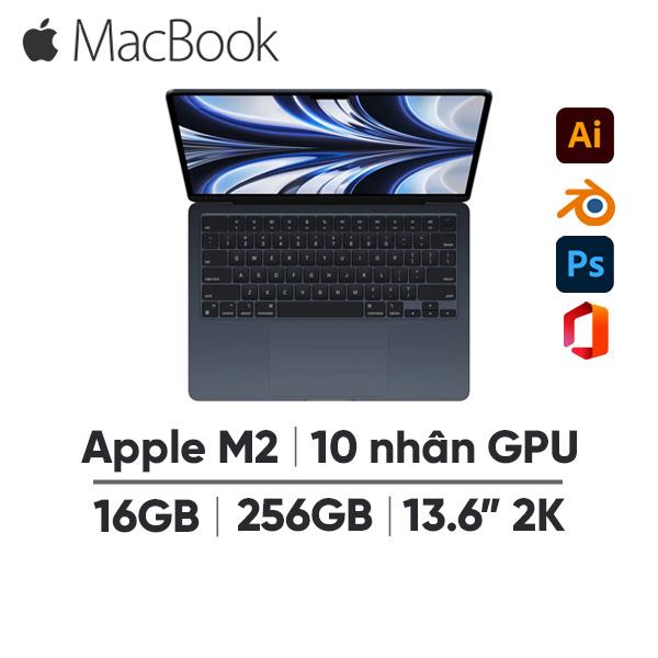 MacBook Air M2 13 Inch 8 CPU 10GPU (16GB/256GB) | Chính Hãng Apple Việt Nam