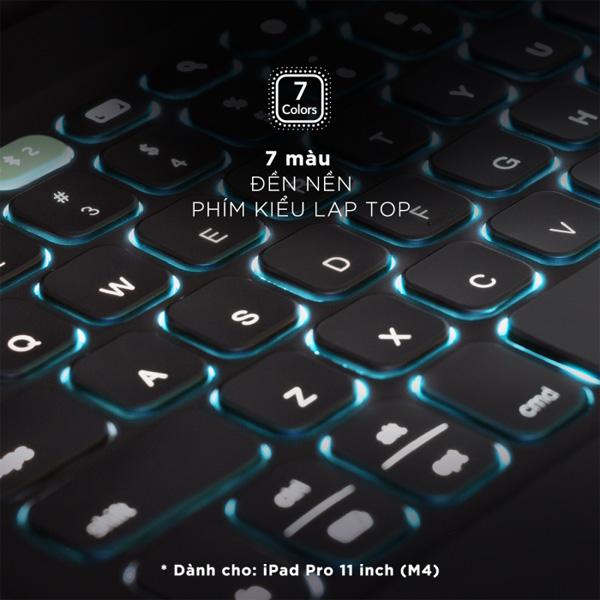 Bao Da Kèm Bàn Phím ZAGG Pro Keys 2 iPad Pro M4 11 inch Chính Hãng