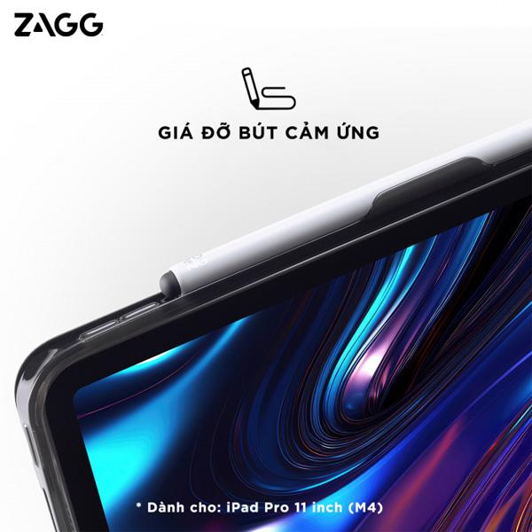 Bao Da Kèm Bàn Phím ZAGG Pro Keys 2 iPad Pro M4 11 inch Chính Hãng