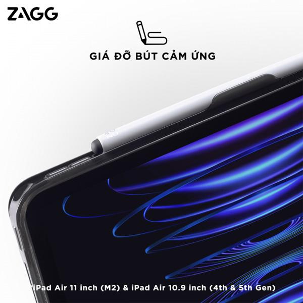 Bao Da Kèm Bàn Phím ZAGG Pro Keys 2 iPad Air M2 11 inch Chính Hãng