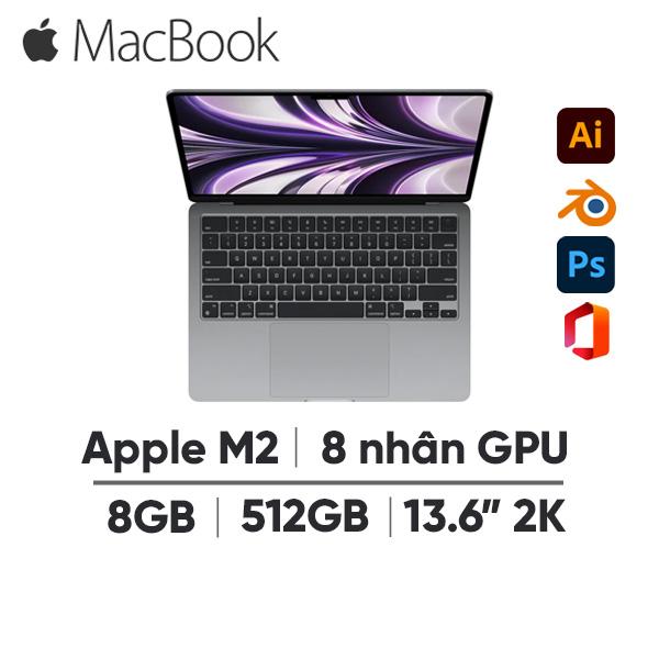 MacBook Air M2 13 Inch 8 CPU 8 GPU (8GB/512GB) Cũ 99%
