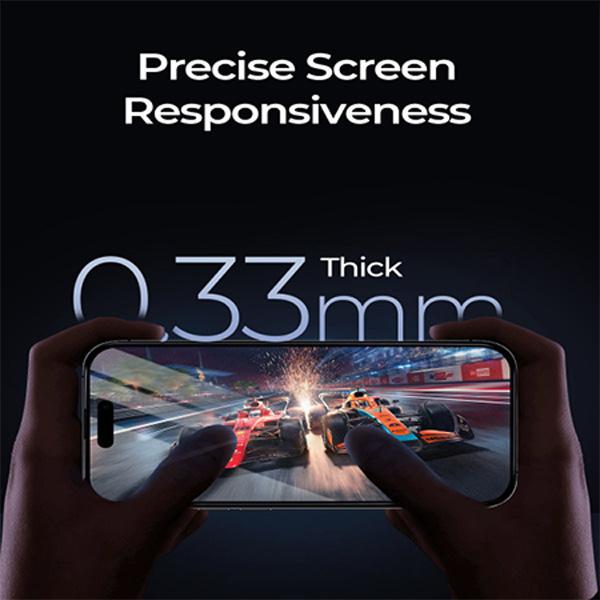 Miếng Dán Cường Lực AUKEY iPhone 15 ClearView