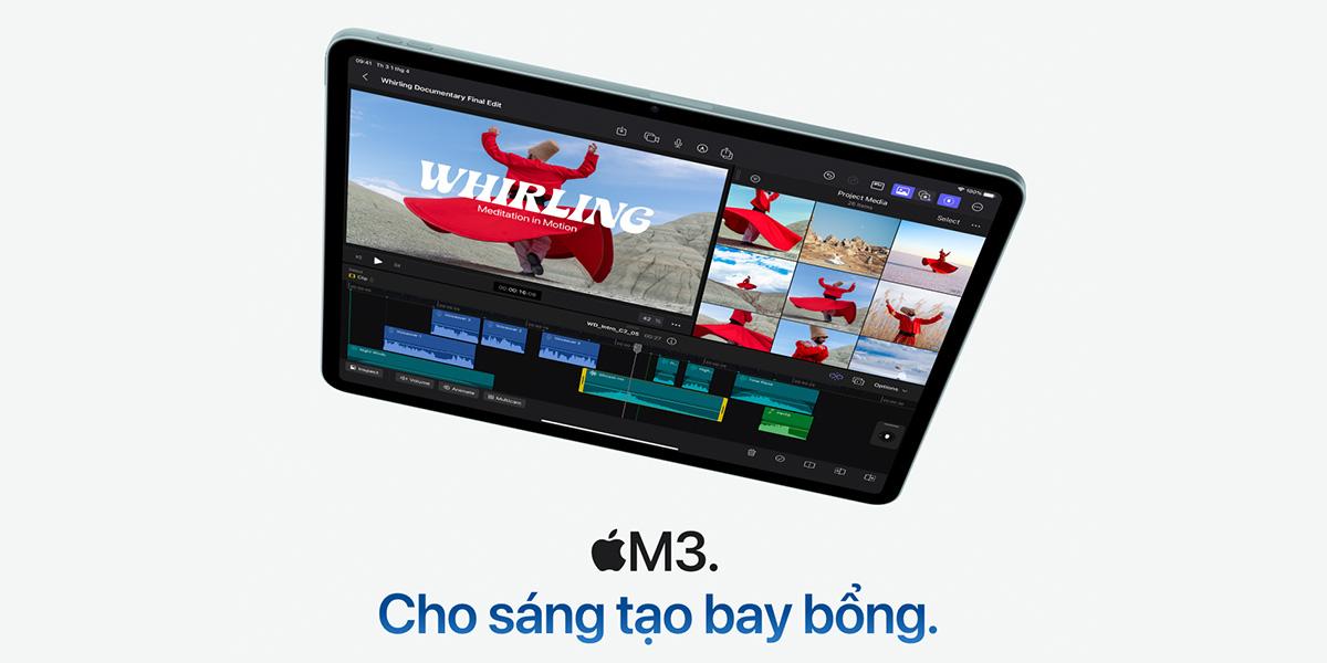 iPad Air 7 M3 11 inch 2025 Wifi 128GB | Chính Hãng Apple Việt Nam