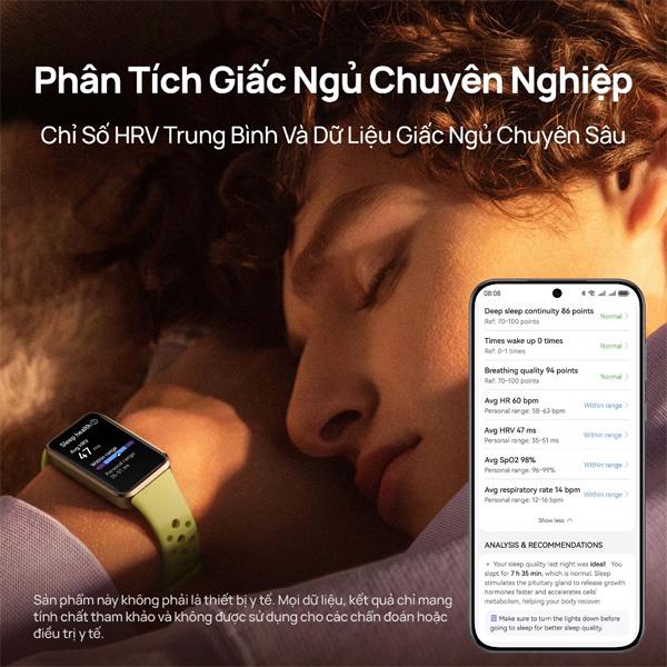 Vòng đeo tay thông minh Huawei Band 10 Viền Polyme Chính Hãng