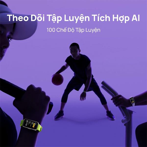 Vòng đeo tay thông minh Huawei Band 10 Viền Polyme Chính Hãng