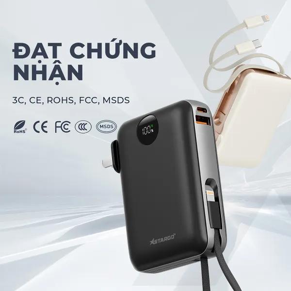 Pin Sạc Dự Phòng Magsafe Stargo Star X1 10000mAh 22.5W Chính Hãng