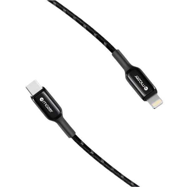 Dây cáp Mazer Infinite LINK Pro 3 Mfi certified USB-C to Lightning 30w 1.25m
