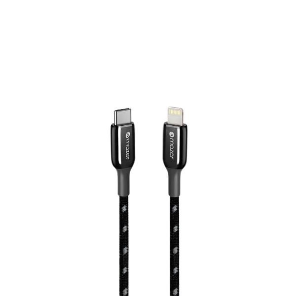 Dây cáp Mazer Infinite LINK Pro 3 Mfi certified USB-C to Lightning 30w 1.25m