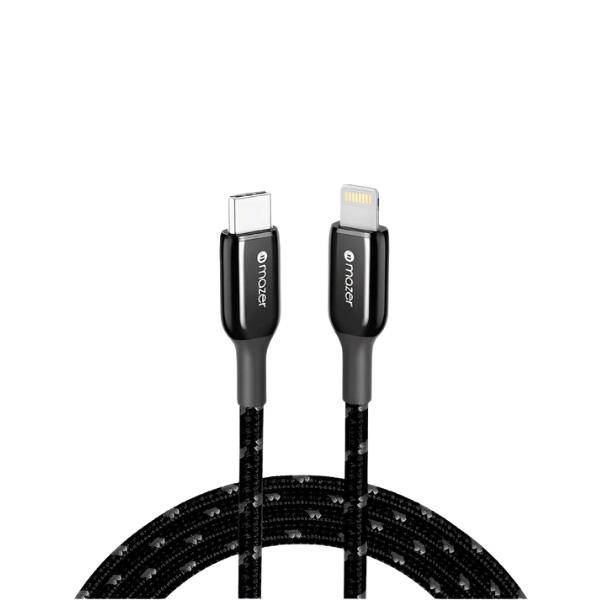 Dây cáp Mazer Infinite LINK Pro 3 Mfi certified USB-C to Lightning 30w 1.25m