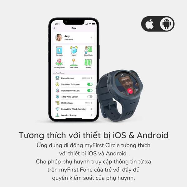 Đồng Hồ Định Vị Trẻ Em myFirst Fone R1S Chính Hãng