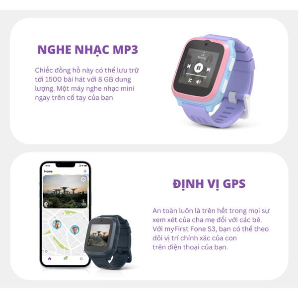 Đồng Hồ Định Vị Trẻ Em myFirst Fone S3 Chính Hãng
