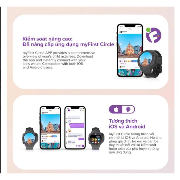 Đồng Hồ Định Vị Trẻ Em myFirst Fone R1C Chính Hãng