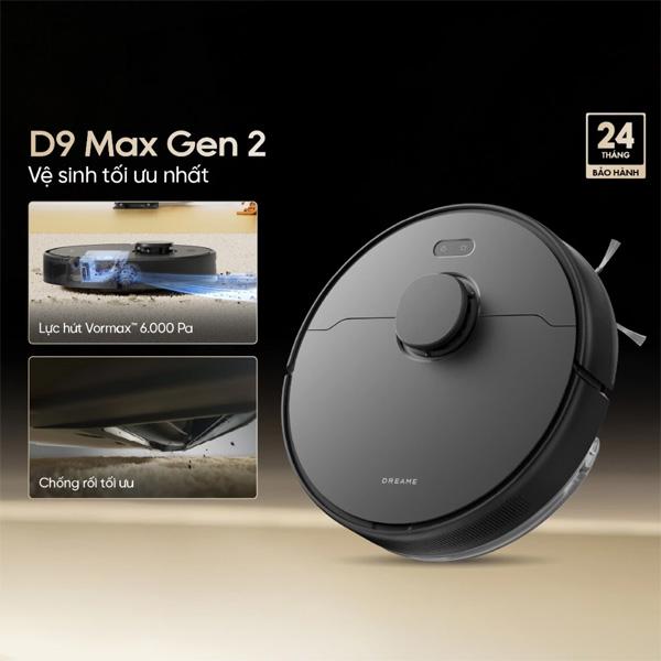 Robot hút bụi lau nhà Dreame D9 Max Gen 2