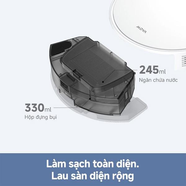 Robot hút bụi lau nhà Mova E10 Chính Hãng
